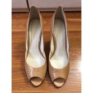 Elie Tahari patent leather peep toe